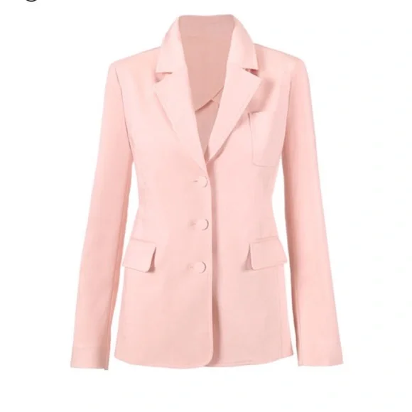 Cabi Grace Blazer, Pink Size 10 - Picture 2 of 11